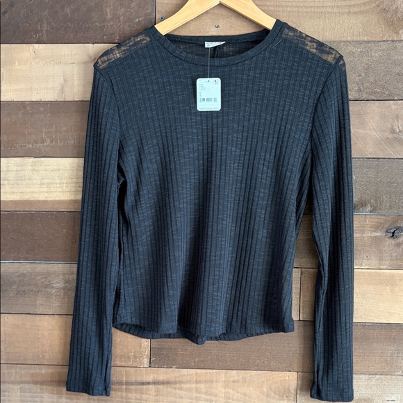 Free People Tops - Free People Black Long Sleeve Women's Top